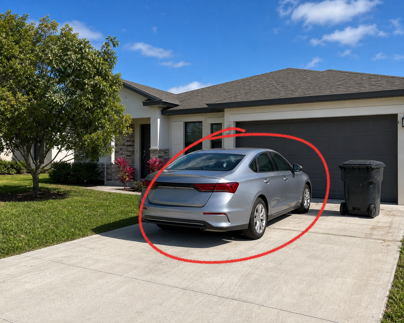 Real estate object removal example